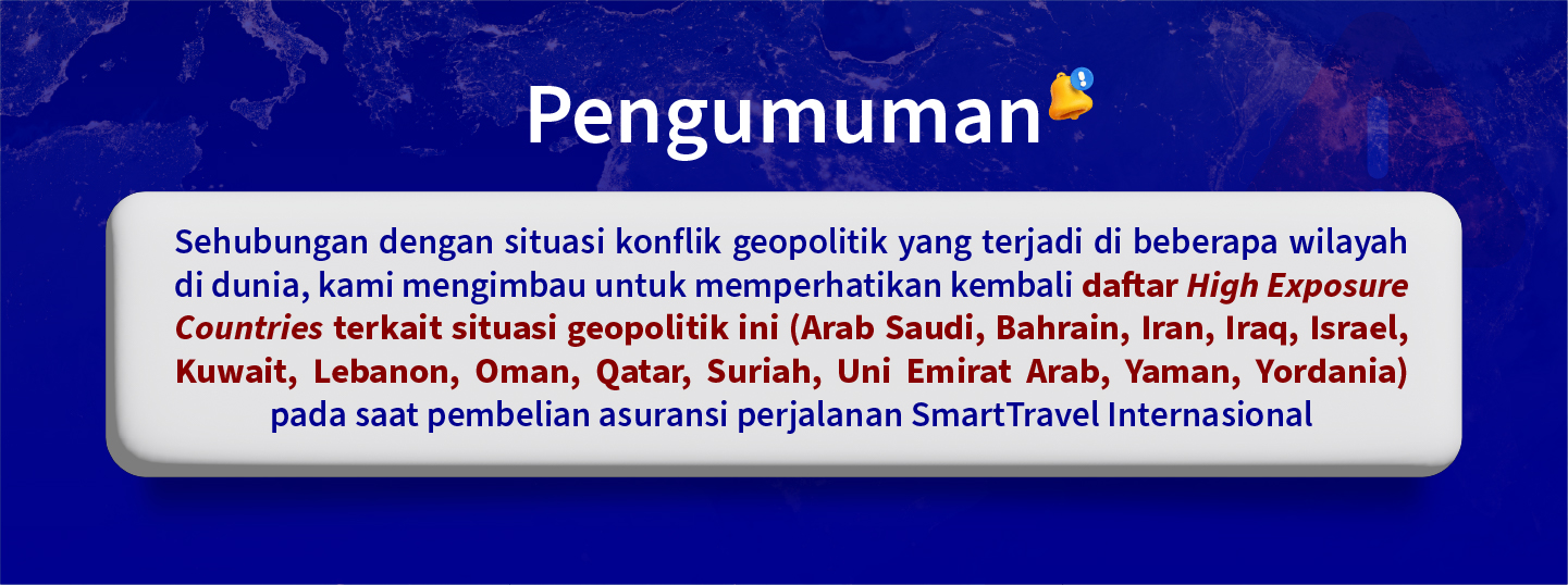 Pengumuman Daftar High Exposure Countries